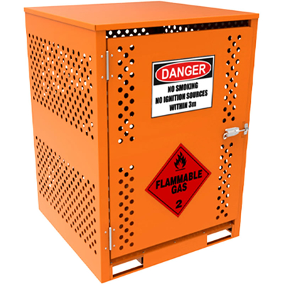 Picture of 4x15kg Forklift Gas Cylinder Storage Cabinet Class 2